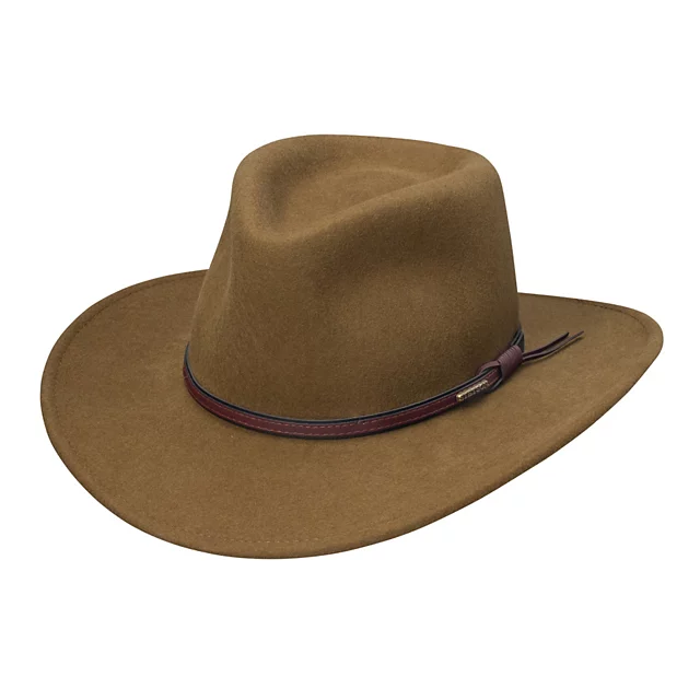 orvis Stetson Bozeman Crushable Hat LIGHT BROWN