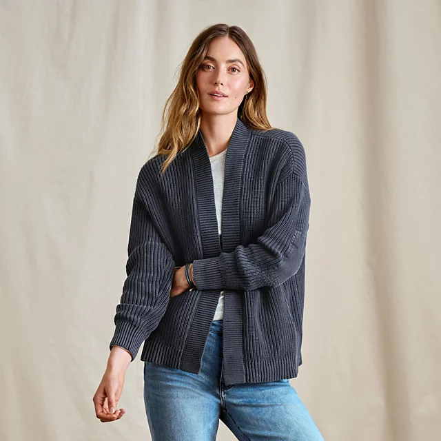 orvis Sun-Faded Cardigan TRUE NAVY