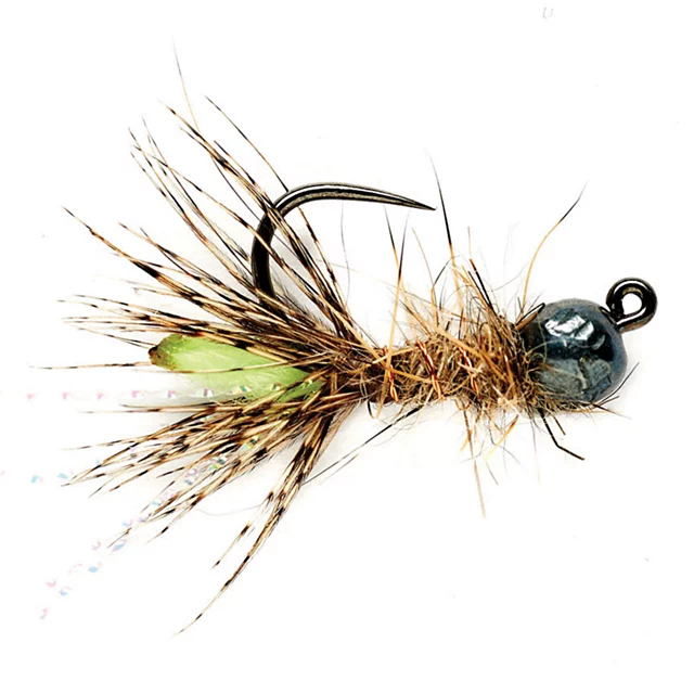 orvis Tactical Peeping Caddis TH Jig GREEN