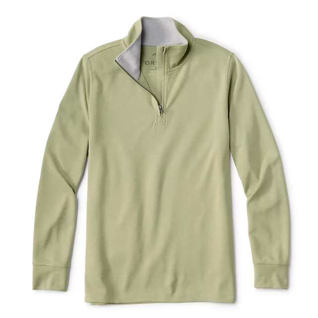orvis Three Forks 1/4-Zip Sweatshirt OLIVINE
