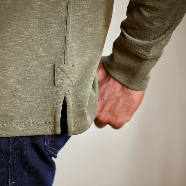 Orvis Three Forks 1/4-Zip Sweatshirt TARRAGON