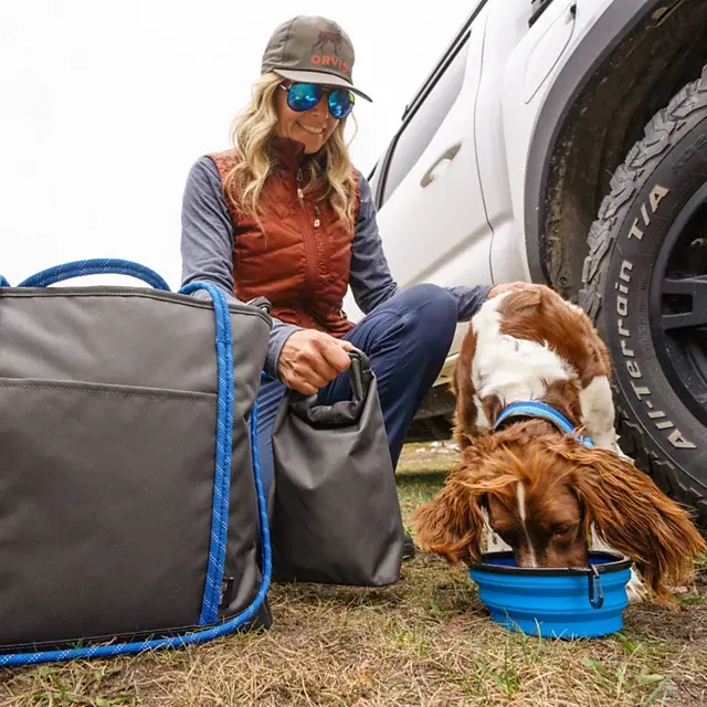 Orvis Tough Trail® Dog Travel Tote ASPHALT