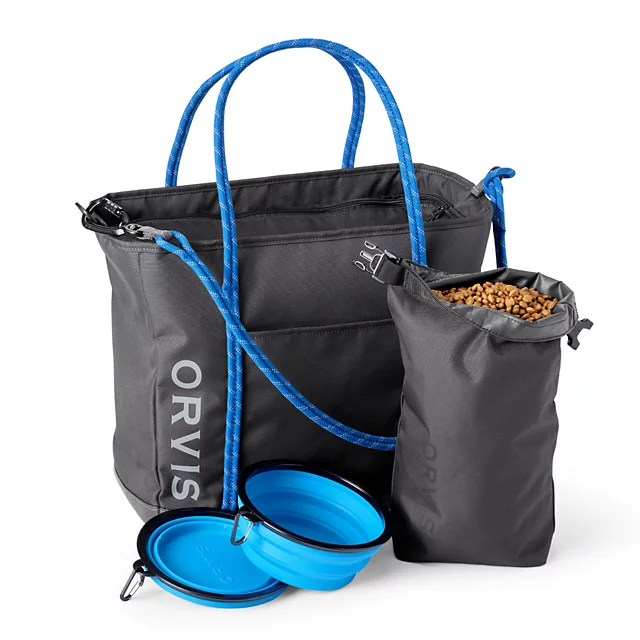 orvis Tough Trail® Dog Travel Tote Kit ASPHALT