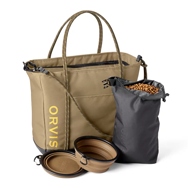 orvis Tough Trail® Dog Travel Tote Kit BRONZE
