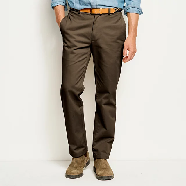 Orvis Ultimate Khakis Plain Front Pants OLIVE