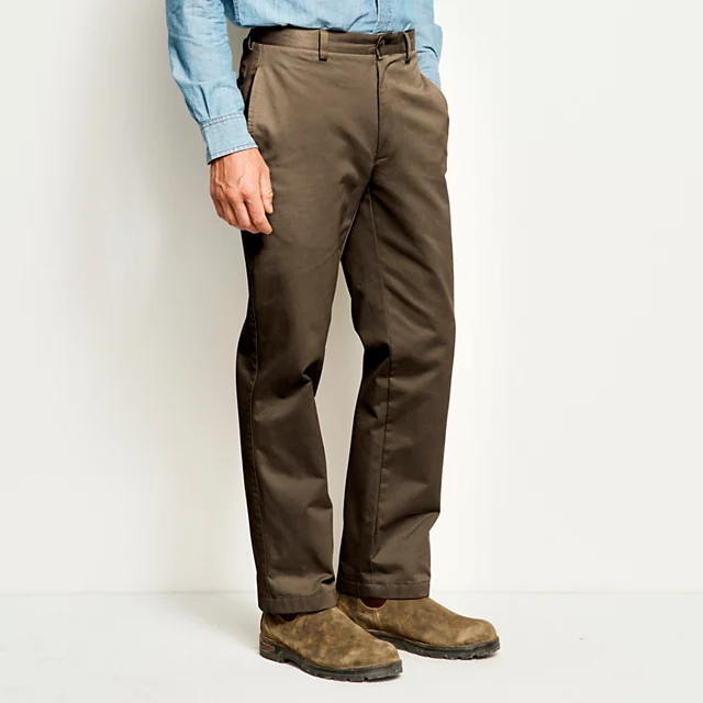 Orvis Ultimate Khakis Plain Front Pants OLIVE