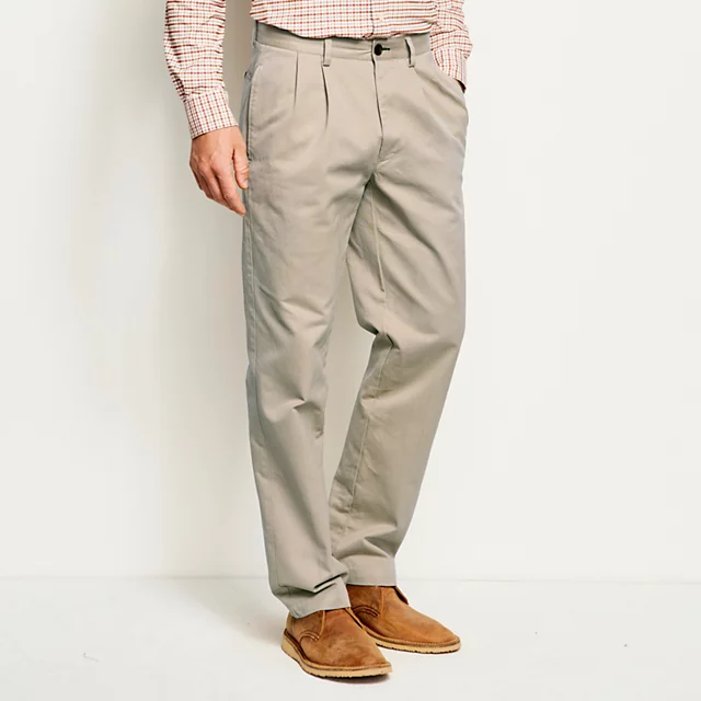 Orvis Ultimate Khakis Pleated Front Pants KHAKI