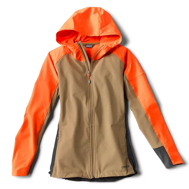 Orvis Women’s PRO LT Softshell Hoodie BLAZE ORANGE
