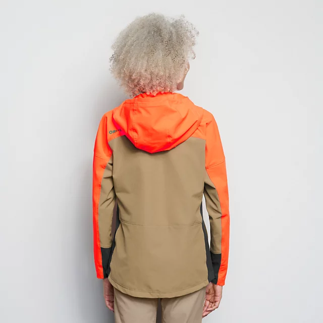 Orvis Women’s PRO LT Softshell Hoodie BLAZE ORANGE