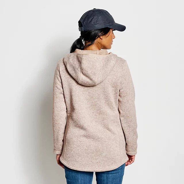 Orvis R65™ Hooded Sweater Fleece 1/2-Zip NEUTRAL MIX