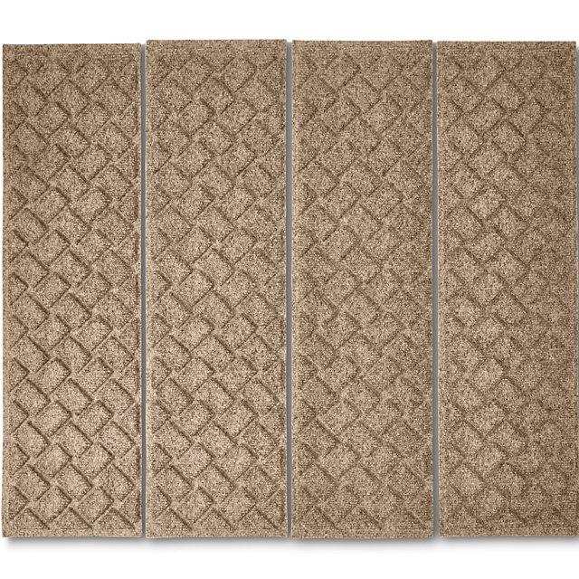 orvis Recycled WaterHog® Basketweave Stair Treads CAMEL