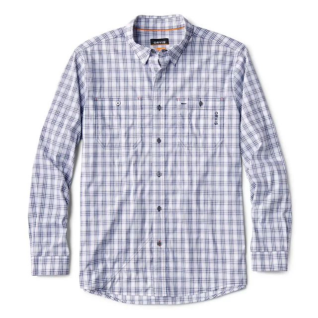 Orvis River Guide Long-Sleeve Shirt 2.0 TRUE NAVY PLAID