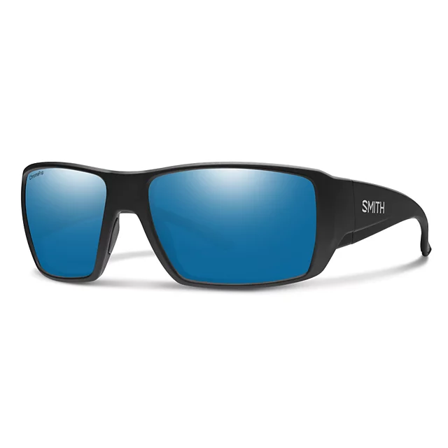 orvis Smith Guide’s Choice XL Polarized Sunglasses MATTE BLACK/BLUE POLARIZED GLASS LENS