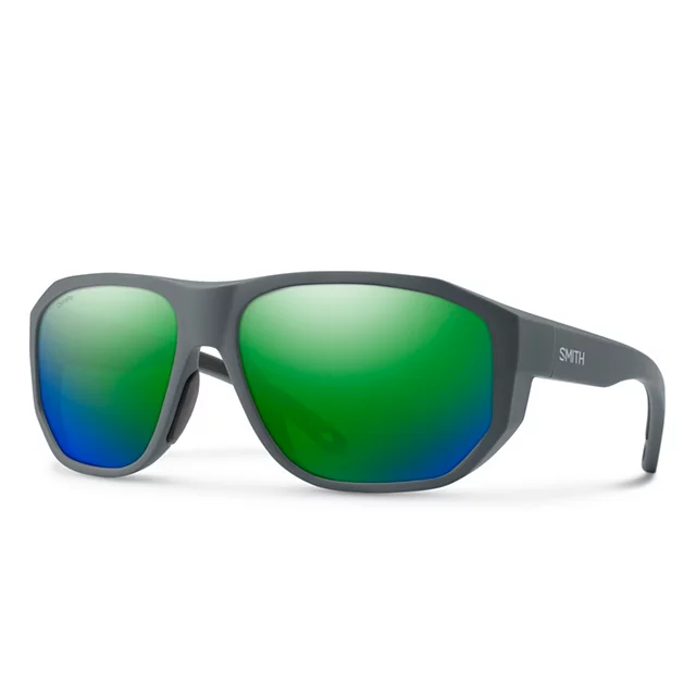orvis Smith Outrigger Polarized Sunglasses MATTE SLATE FRAME GREEN MIRROR LENS
