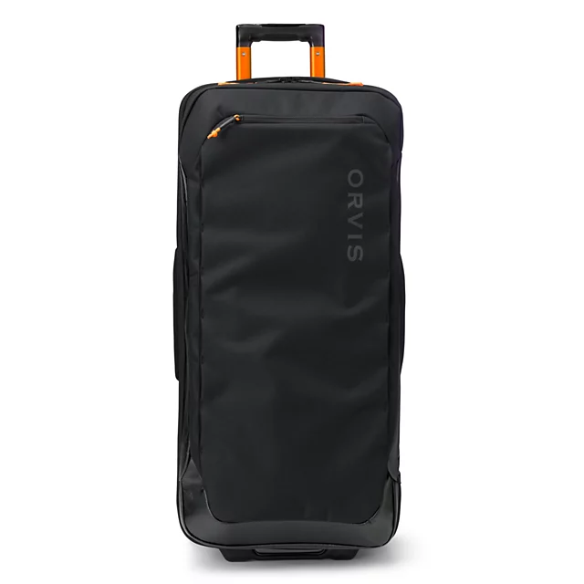 Orvis Trekkage™ LT Adventure 80L Checked Roller Bag BLACK