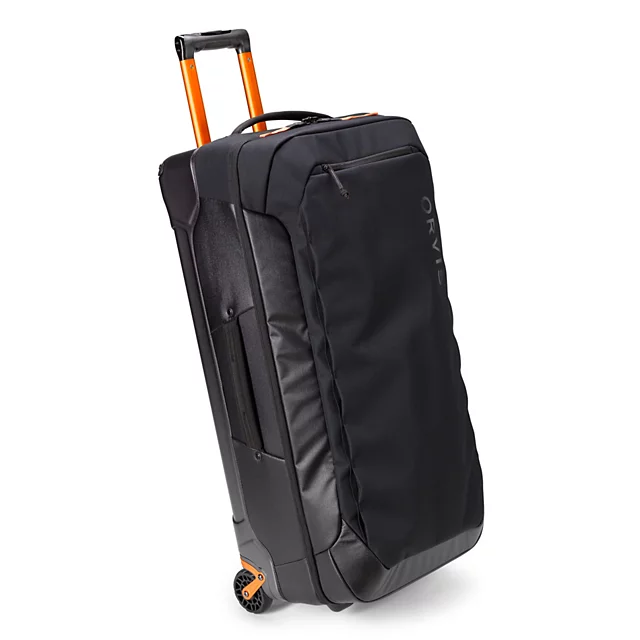 orvis Trekkage™ LT Adventure 80L Checked Roller Bag BLACK