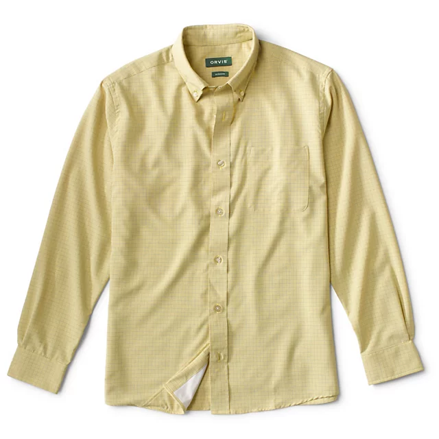 orvis Ultralight Comfort Stretch Long-Sleeve Shirt HONEYCOMB