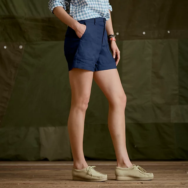 Orvis Women’s 1856 Linen 5" Utility Shorts TRUE NAVY