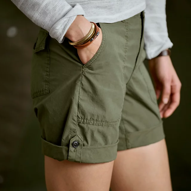 Orvis Women’s 1856 Stretch Poplin 9" Utility Shorts TARRAGON
