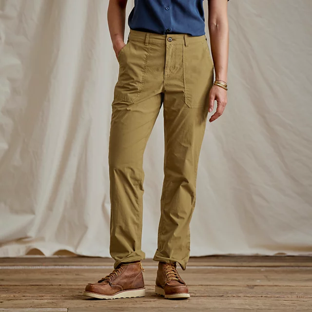 orvis Women's 1856 Stretch Poplin Utility Pants FIELD KHAKI
