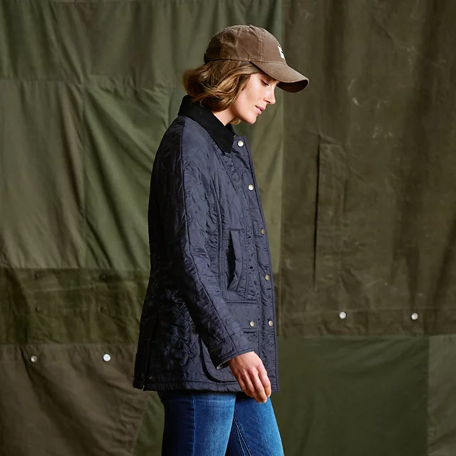 Orvis Women’s Barbour® Beadnell Polarquilt Jacket NAVY