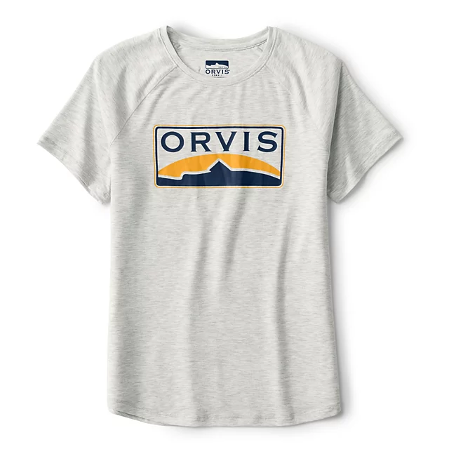 orvis Women's DriCast™ Graphic Crewneck Tee PALE GRAY HEATHER
