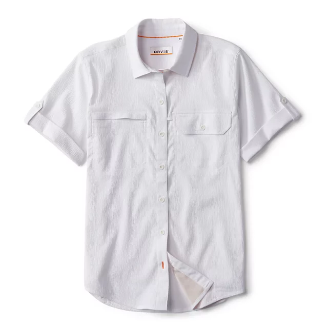 orvis Women's Open Air Caster Short-Sleeve Shirt WHITE