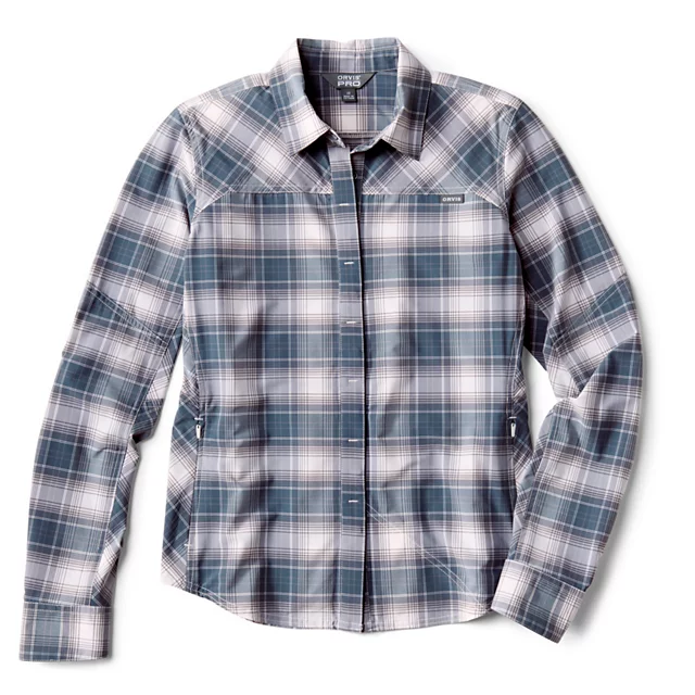 orvis Women’s PRO Stretch Long-Sleeve Shirt ASH PLAID
