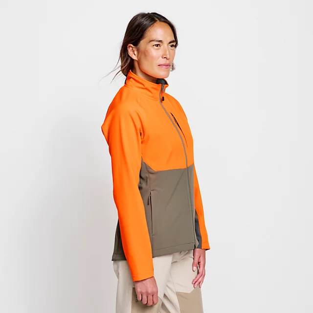 Orvis Women’s PRO Upland Softshell Jacket BLAZE/CEDAR