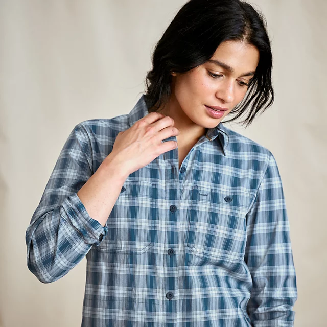 Orvis Women's River Guide Long-Sleeve Shirt LAKESIDE PLAID