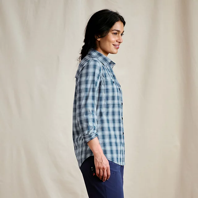 Orvis Women's River Guide Long-Sleeve Shirt LAKESIDE PLAID