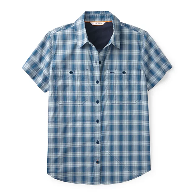 orvis Women's River Guide Short-Sleeve Shirt LAKESIDE PLAID