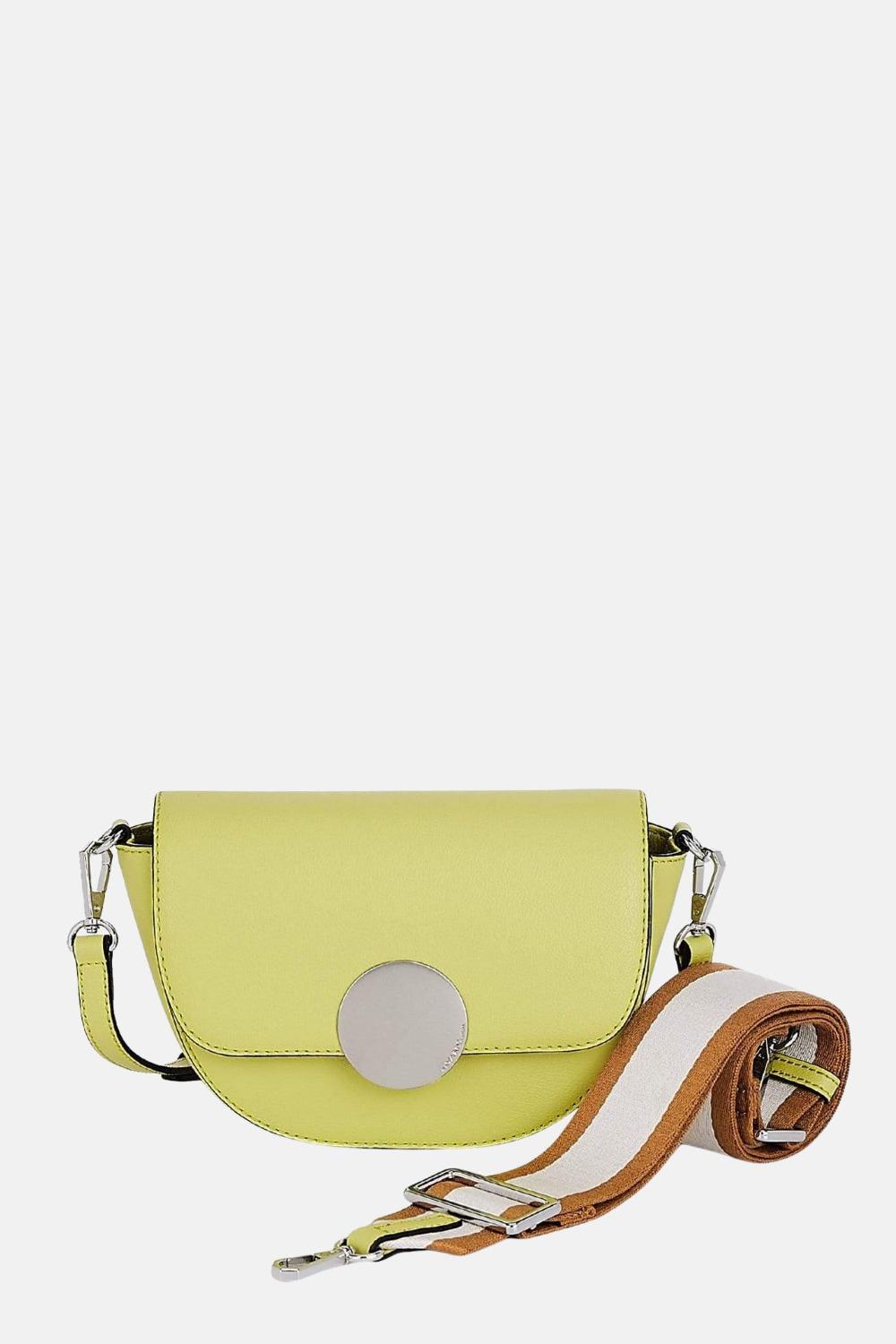 Oryany Oryany - Lottie Saddle Crossbody Small Handbags - Baby Green- Leather