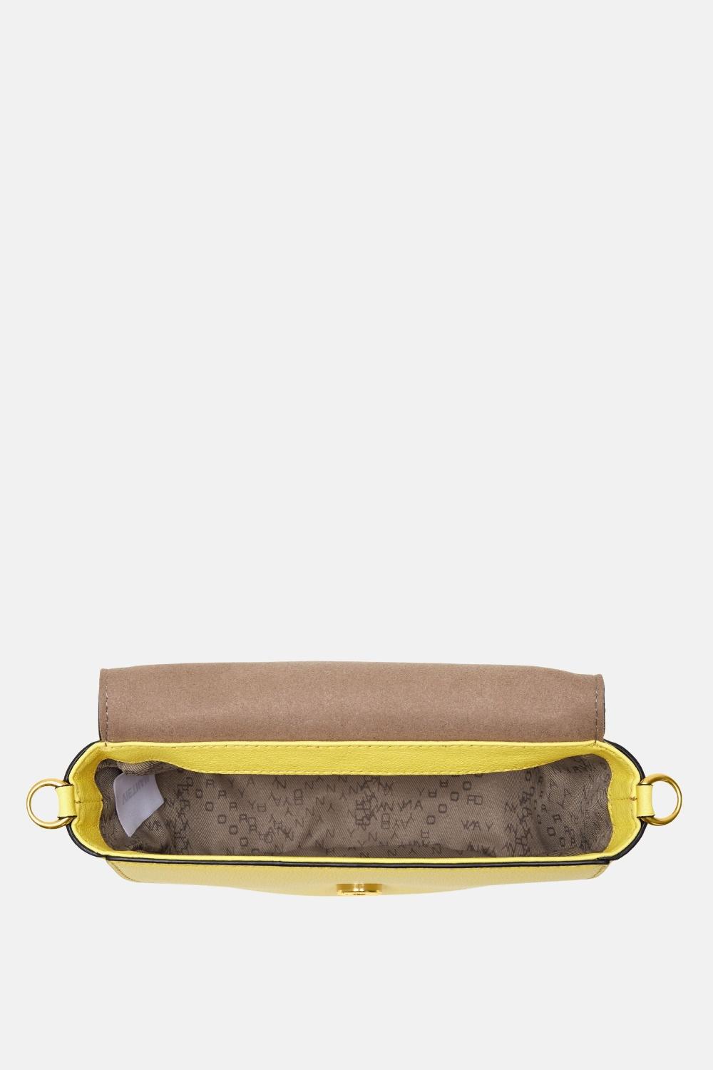 Oryany Oryany - Lottie Saddle Crossbody Small Handbags - Banana Leather