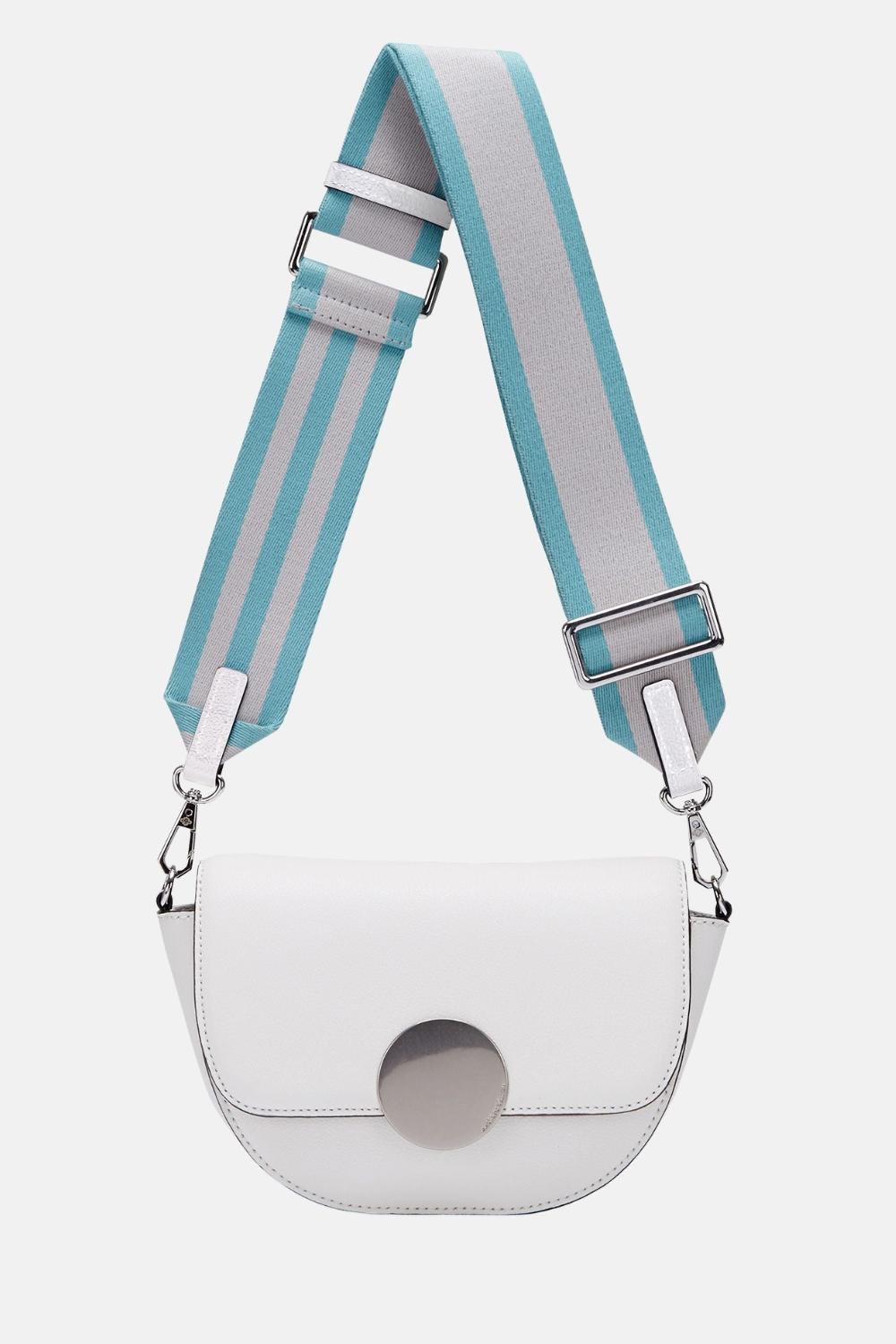 Oryany Oryany - Lottie Saddle Crossbody Small Handbags - Cloud Leather
