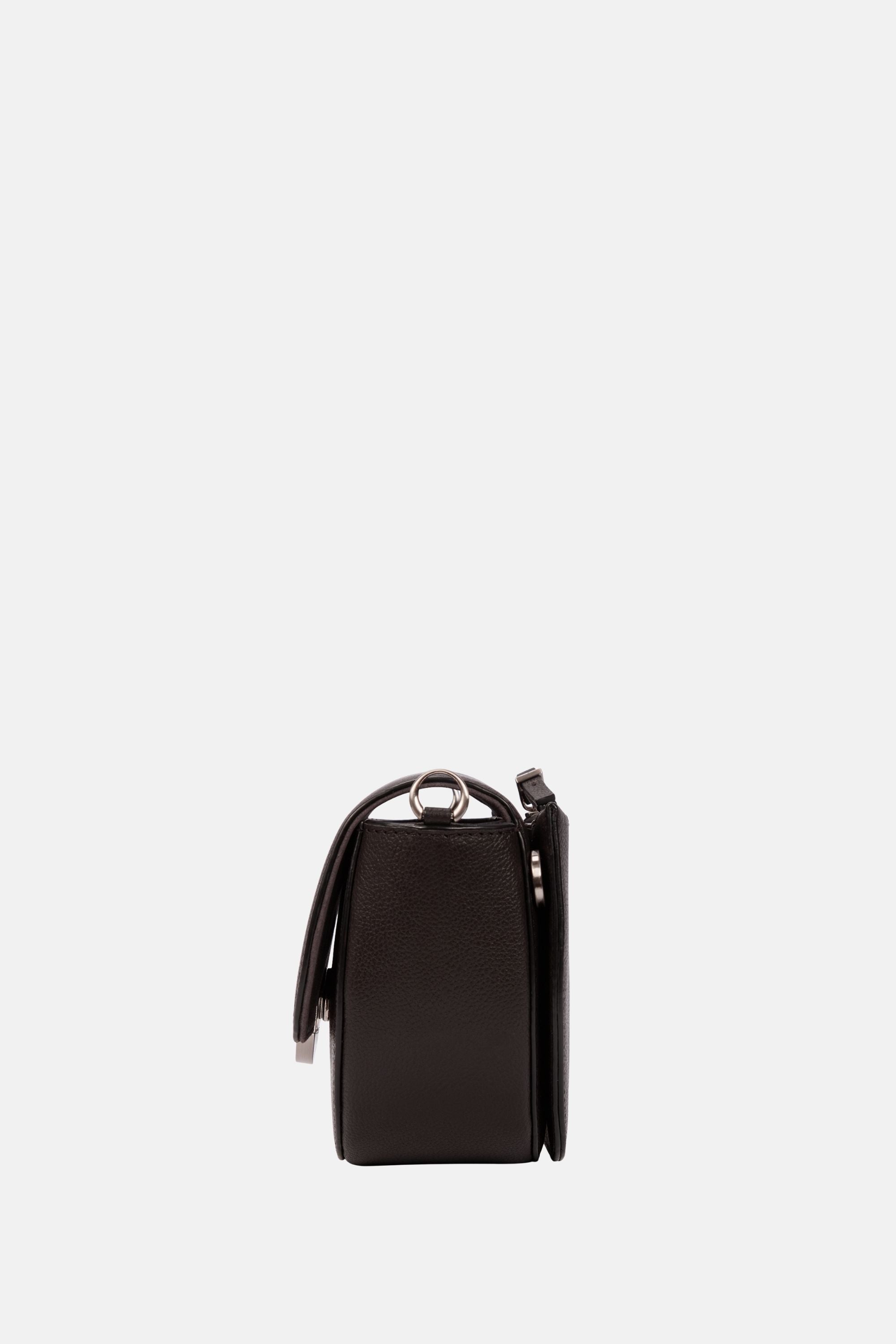 Oryany Oryany - Lottie Saddle Crossbody Small Handbags - Dark Chocolate Leather