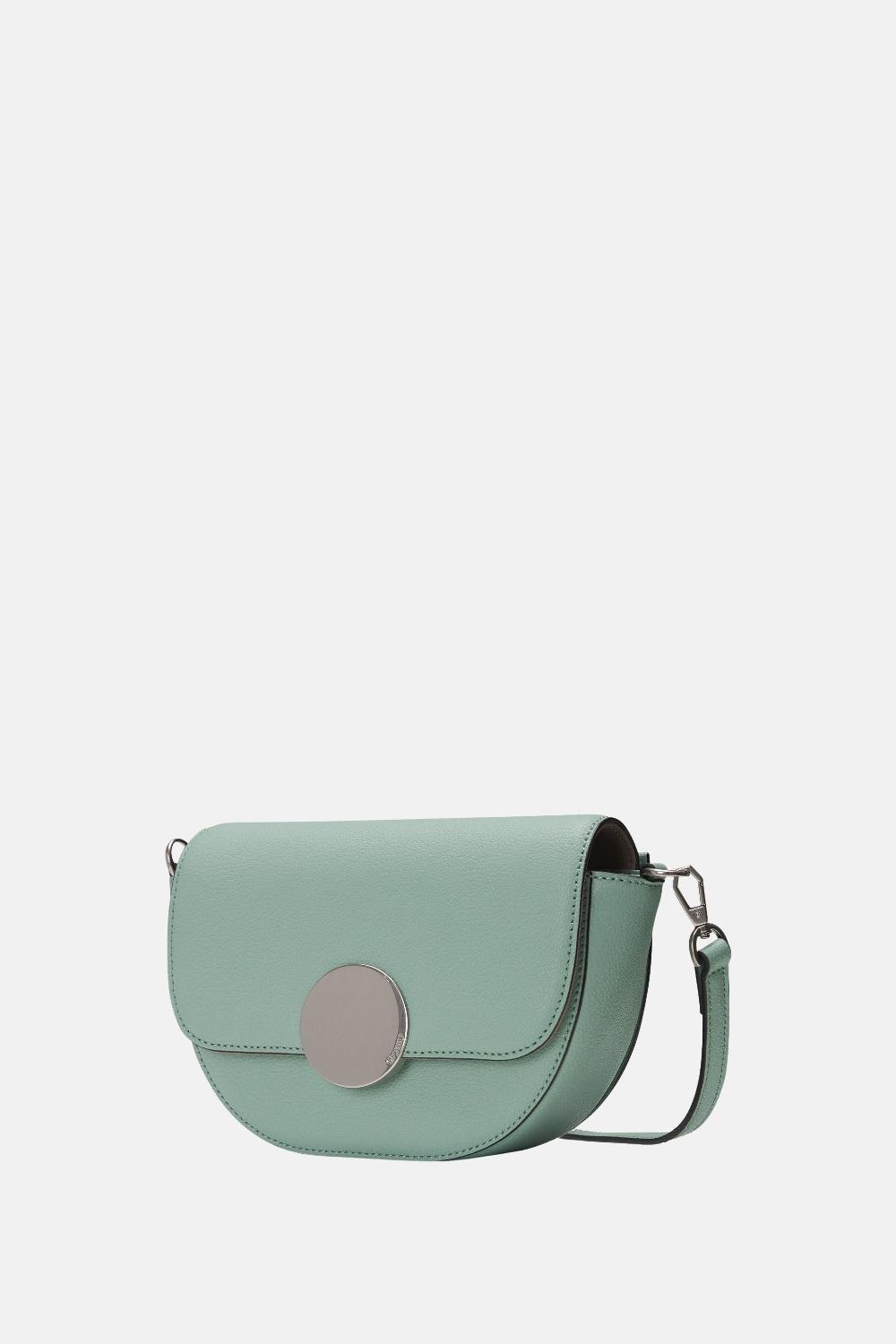 Oryany Oryany - Lottie Saddle Crossbody Small Handbags -Dusty Mint Leather
