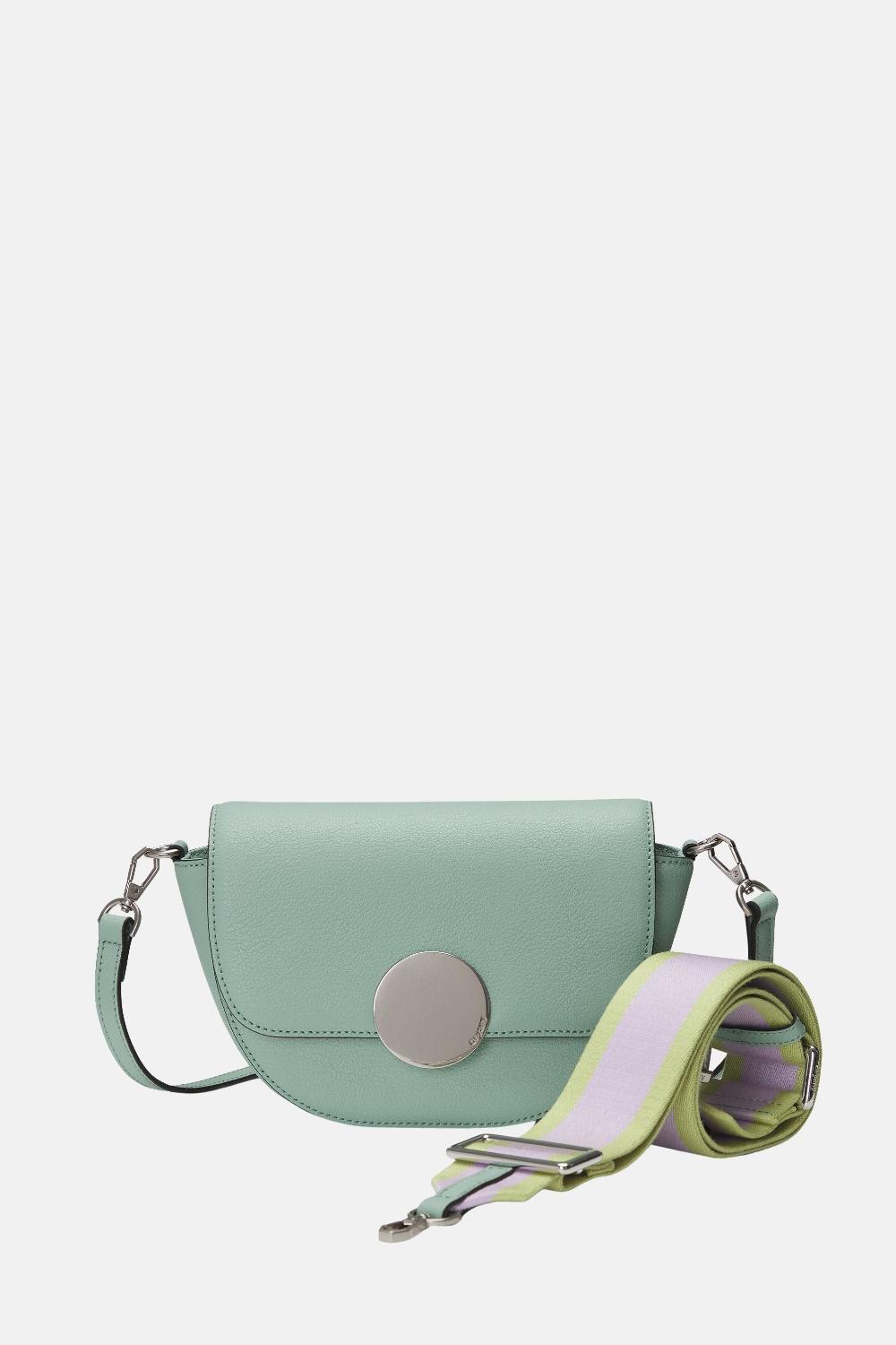 Oryany Oryany - Lottie Saddle Crossbody Small Handbags -Dusty Mint Leather