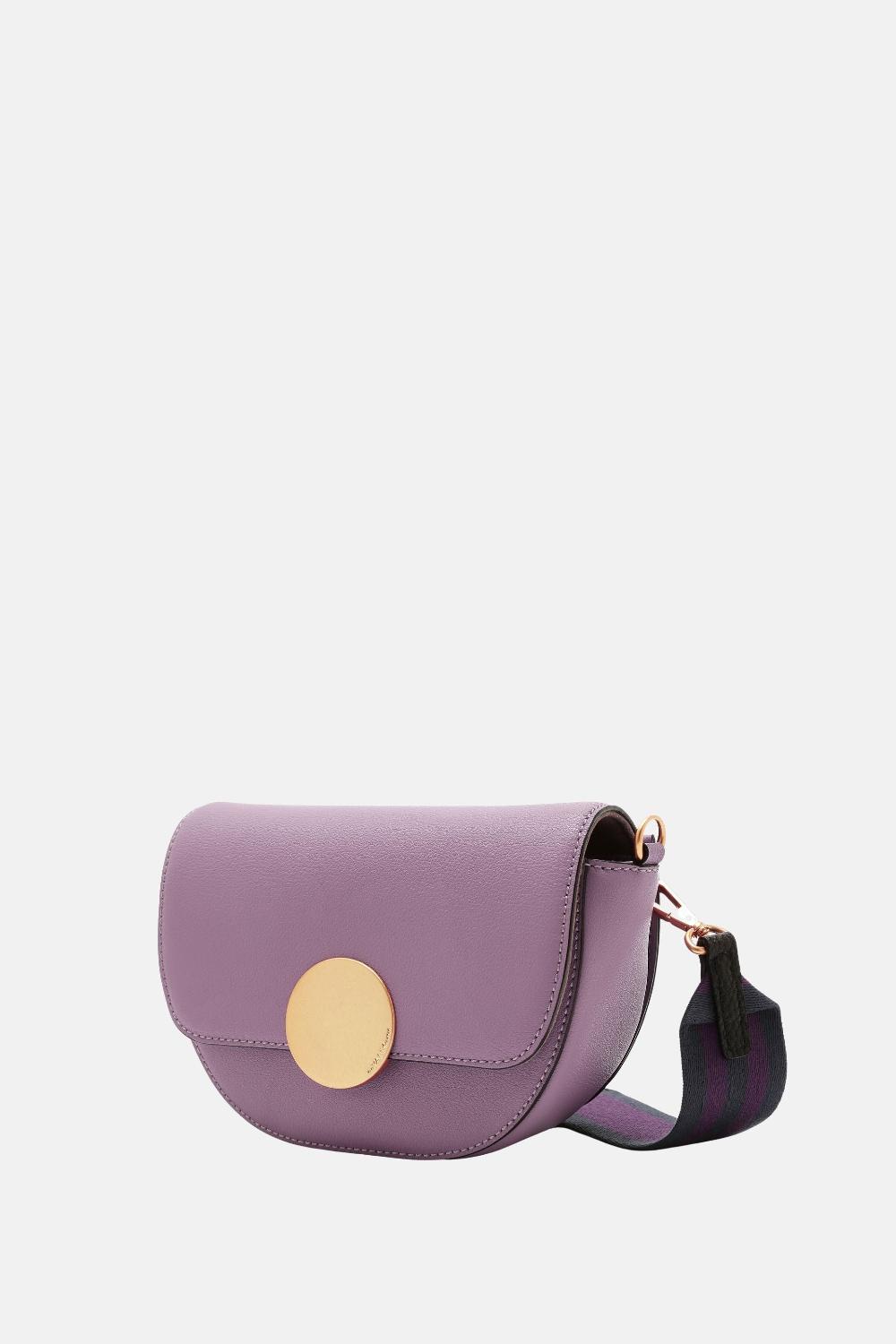 Oryany Oryany - Lottie Saddle Crossbody Small Handbags - Dusty Mauve Leather