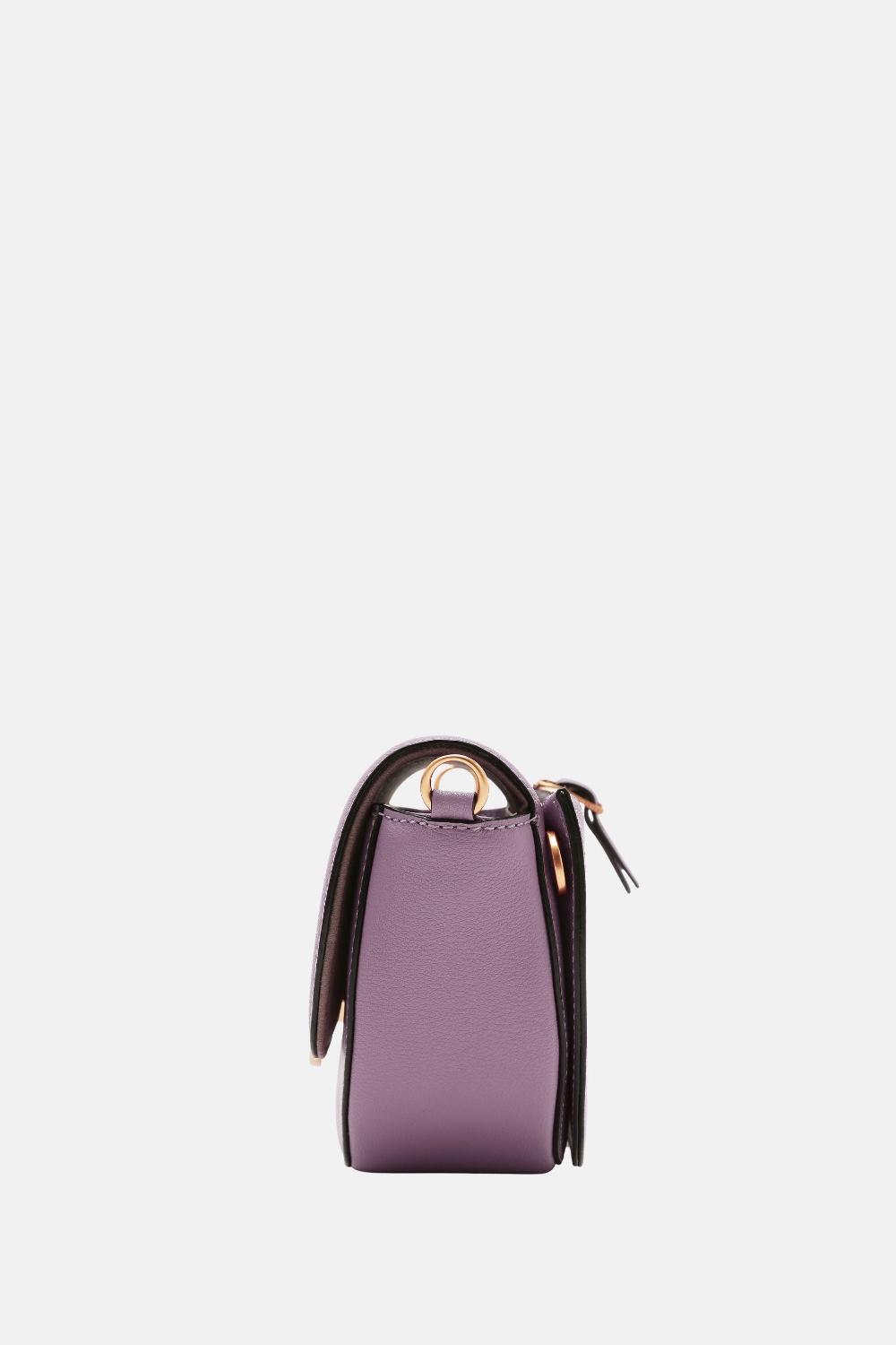 Oryany Oryany - Lottie Saddle Crossbody Small Handbags - Dusty Mauve Leather