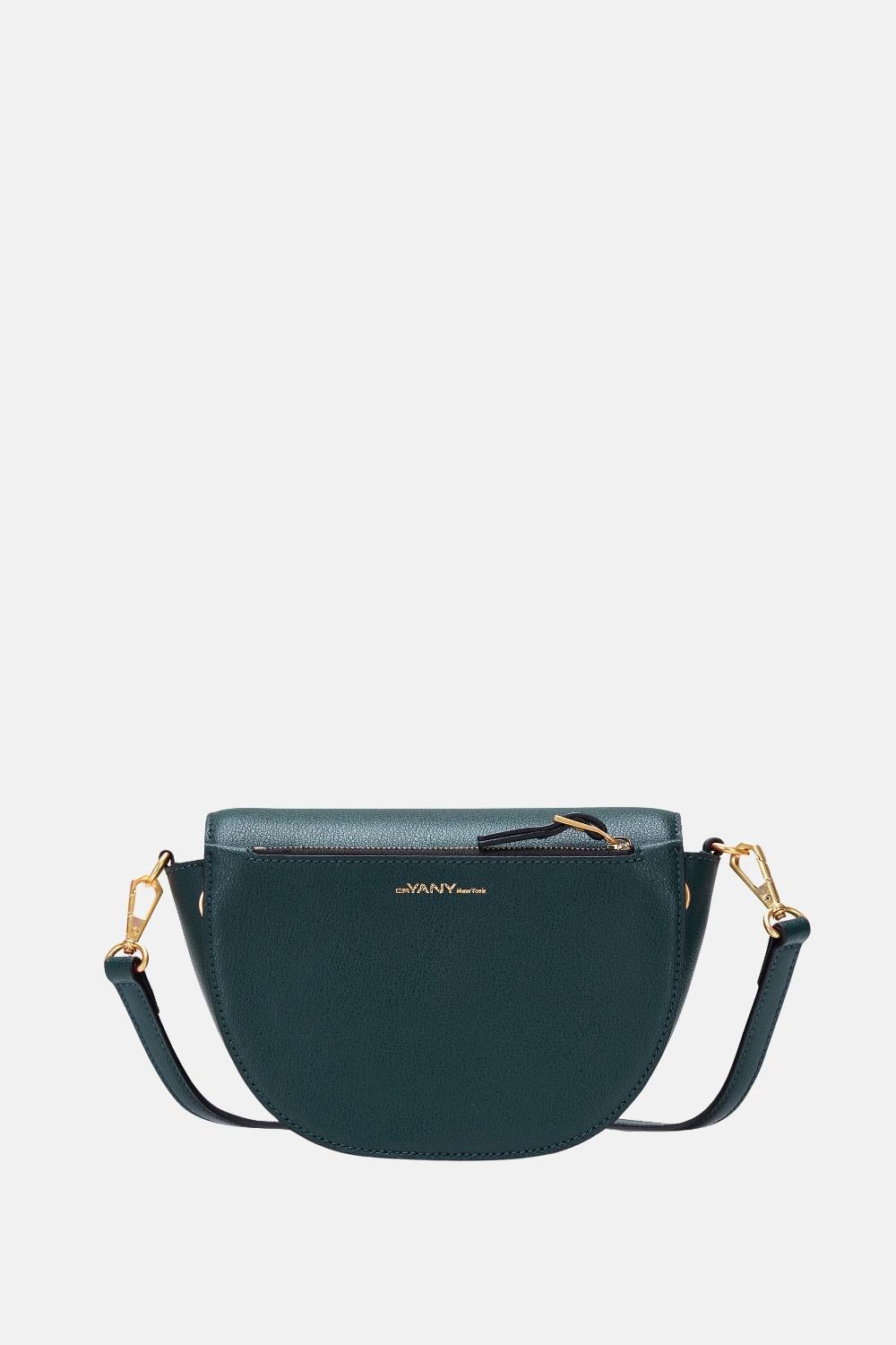 Oryany Oryany - Lottie Saddle Crossbody Small Handbags - Green Leather