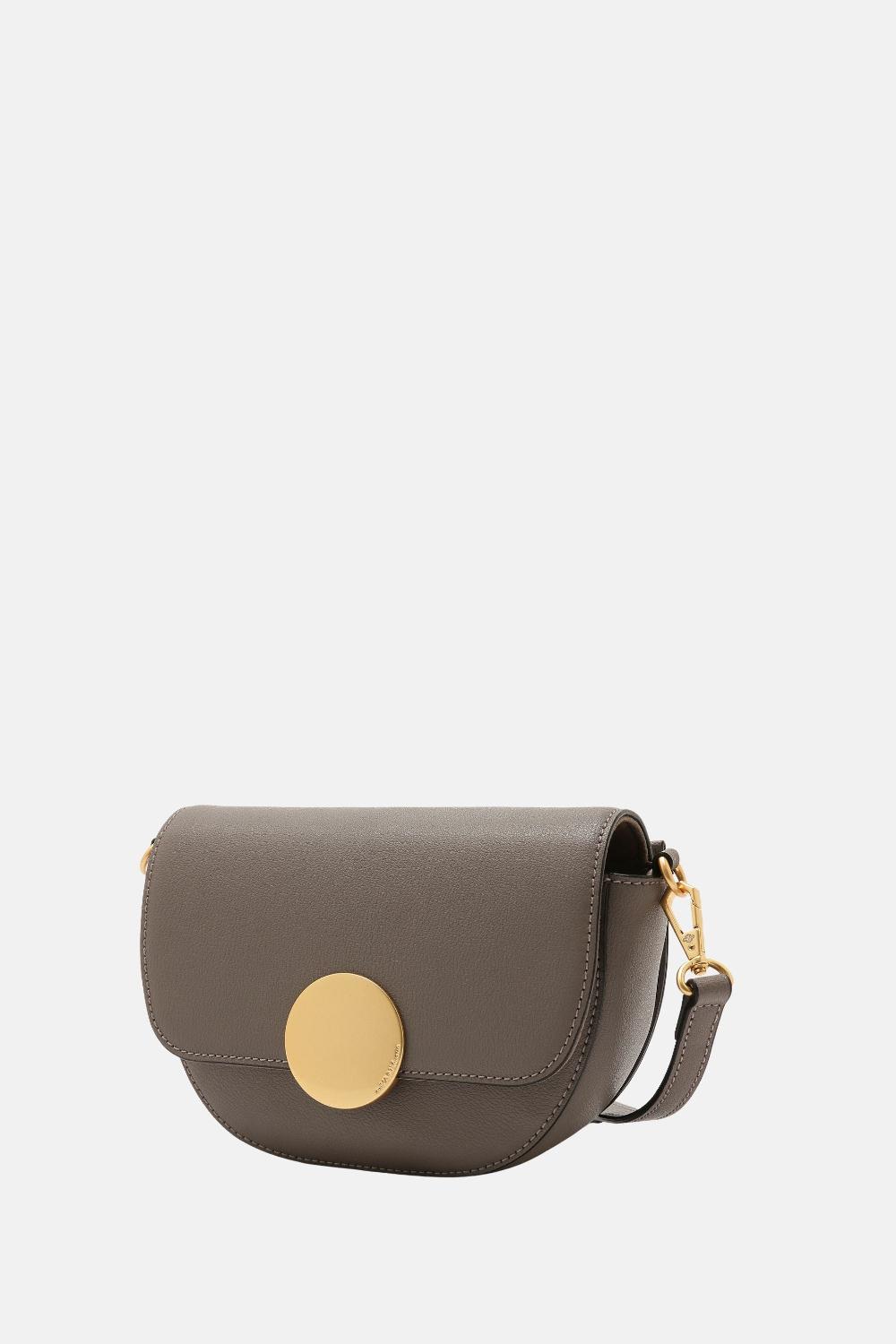 Oryany Oryany - Lottie Saddle Crossbody Small Handbags - Grey Leather