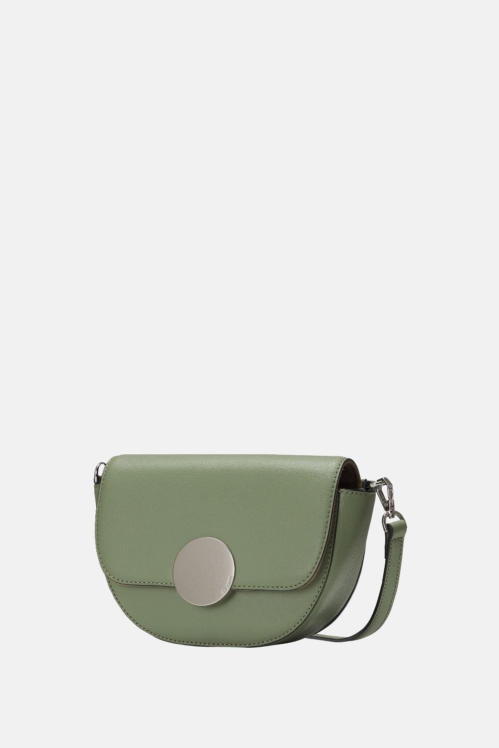 Oryany Oryany - Lottie Saddle Crossbody Small Handbags - Jade Green Leather
