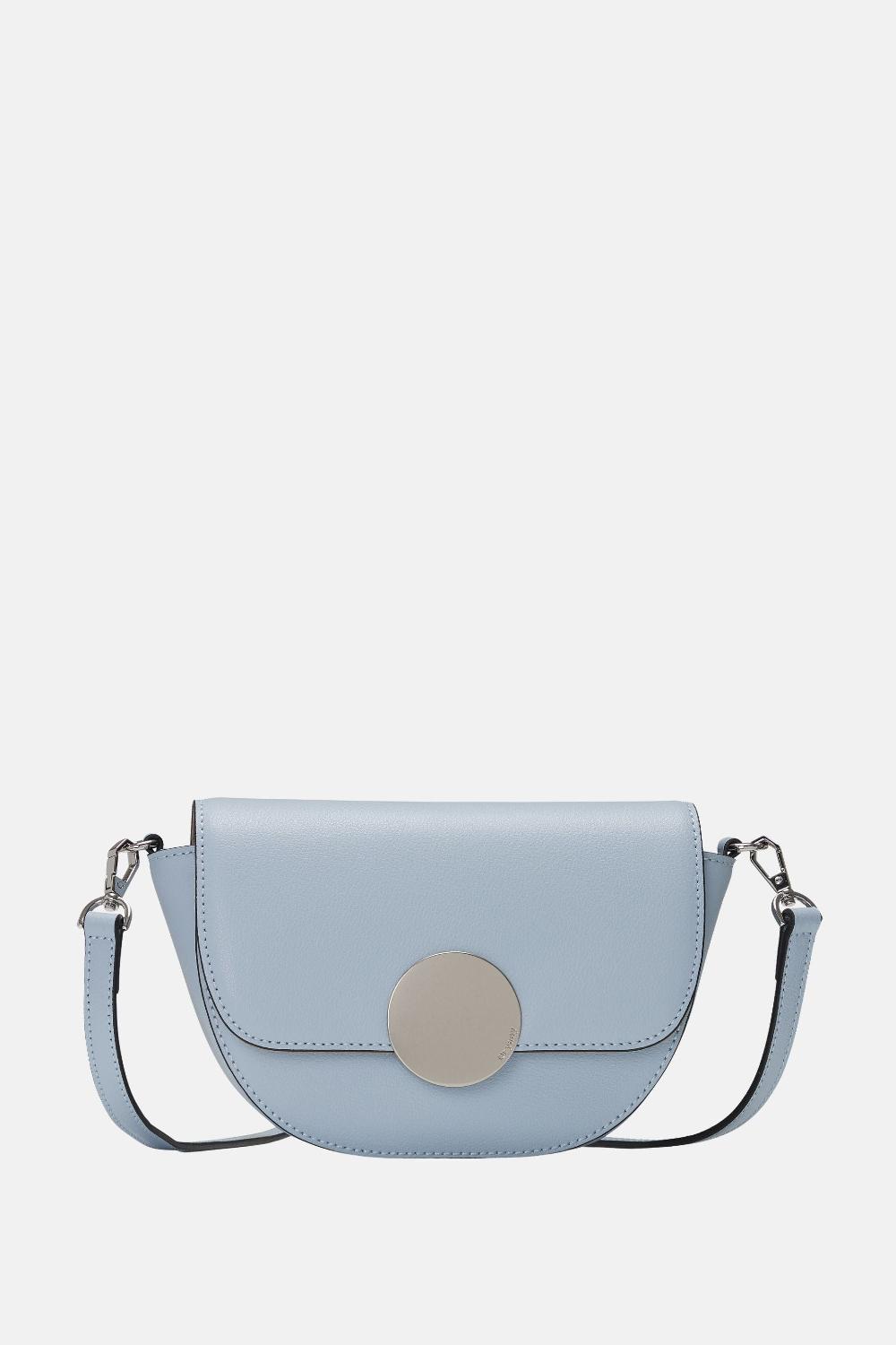 oryany Oryany - Lottie Saddle Crossbody Small Handbags - Space Blue Leather
