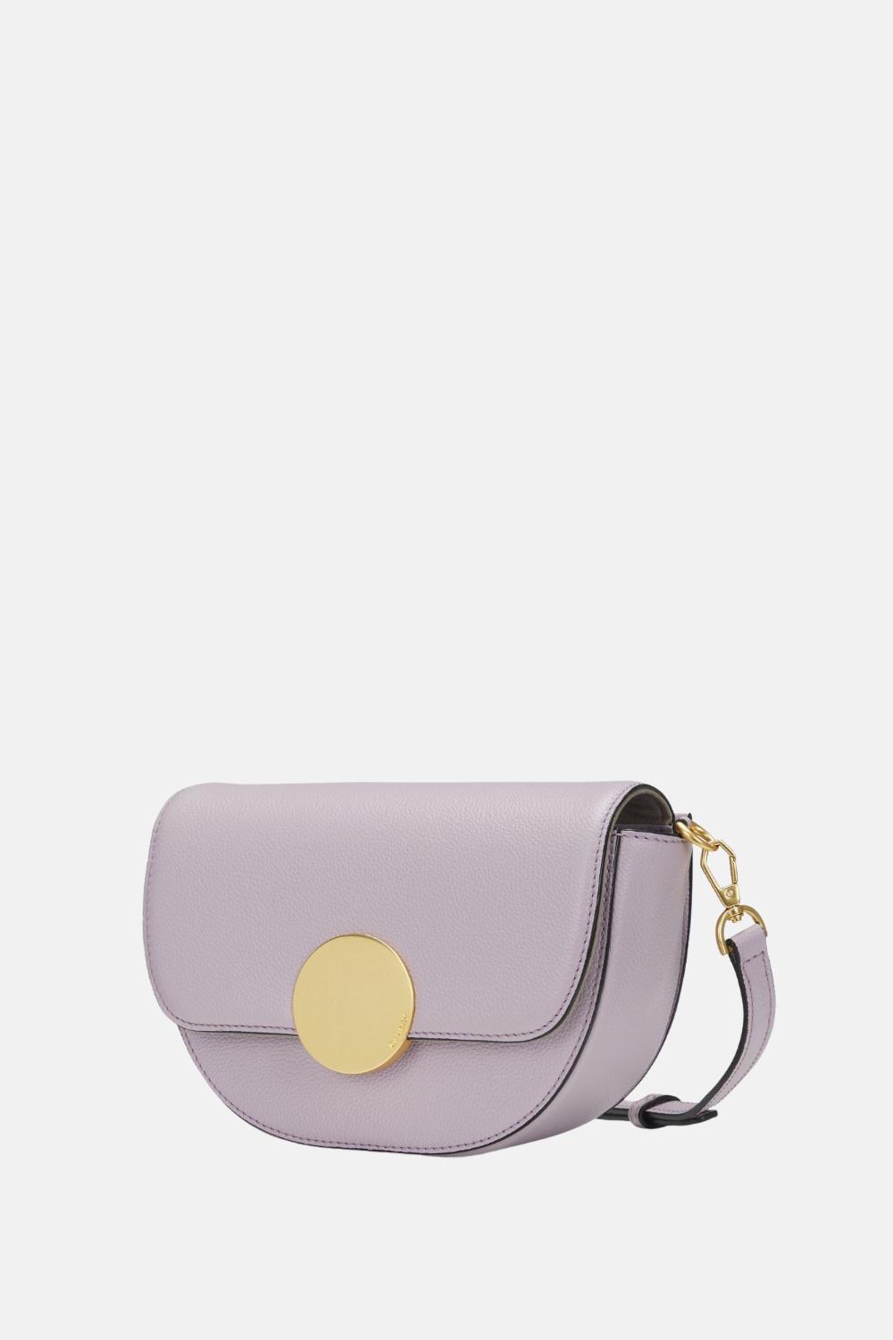 Oryany Oryany - Lottie Saddle Crossbody Small Handbags - Stock Purple Leather