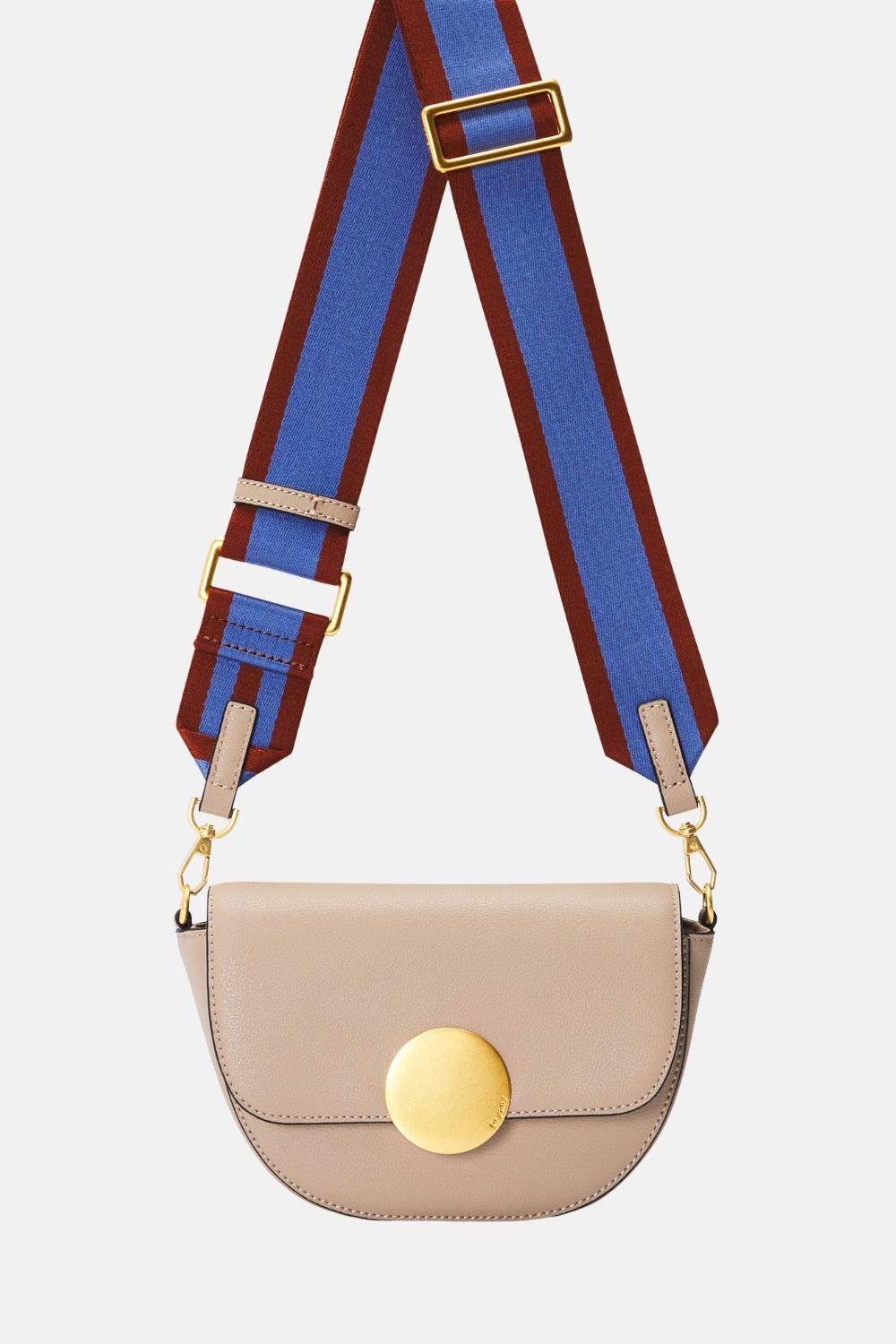 Oryany Oryany - Lottie Saddle Crossbody Small Handbags - Taupe Leather