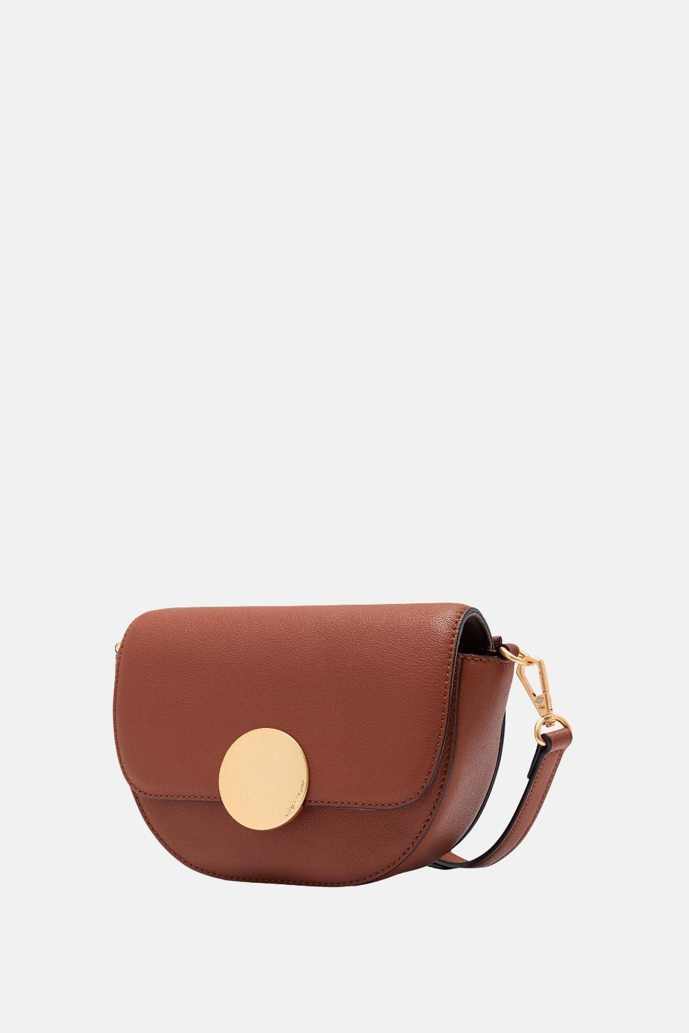 Oryany Oryany - Lottie Saddle Crossbody Small Handbags - Toffee Tan Leather