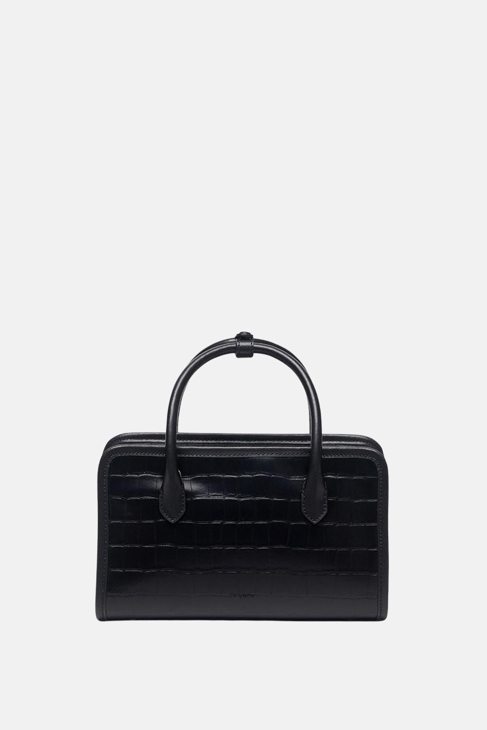 Oryany Oryany - Claude Croco Black Satchel Bag