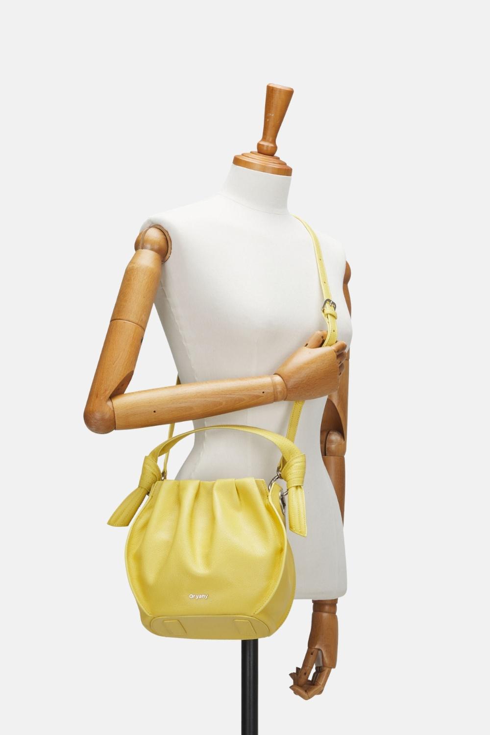Oryany Oryany - Selena Bucket Bag - Medium Crossbody - Golden Yellow Leather