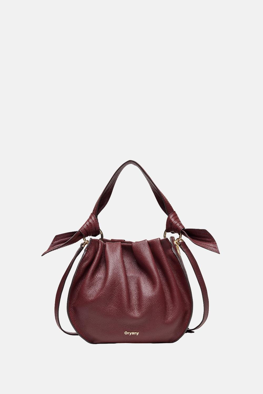 oryany Oryany - Selena Bucket Bag - Medium Crossbody - Maroon Leather